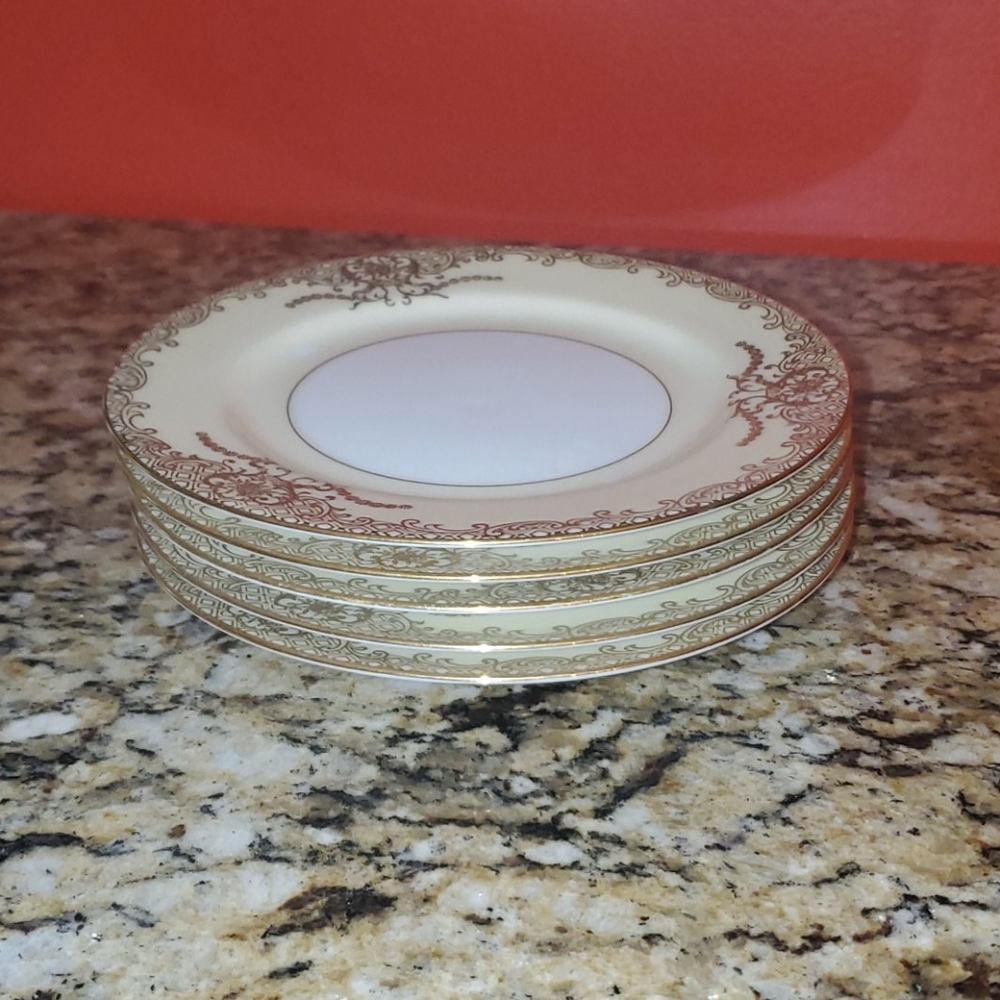 1116 5 Pc Noritake Goldenglo Bread&Butter Plates - Picture 4 of 11